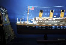 Titanic Painted with lights  32"  Item#  C057
